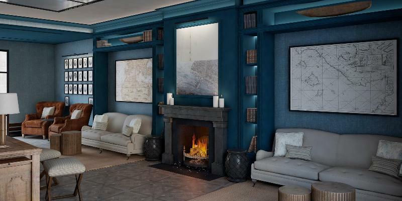 Hotel Antigua Palma - Casa Noble Екстер'єр фото A fireplace in a living room